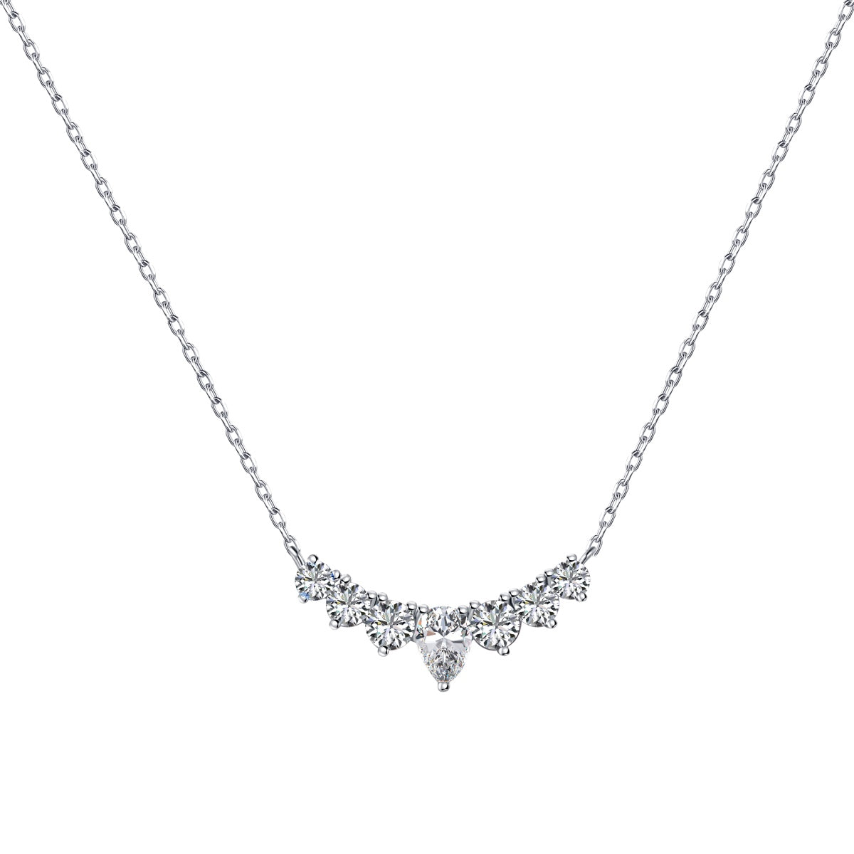 [Glimmer Jewelry]可憐なカラフルハートネックレス