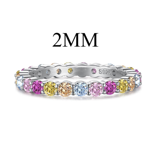 [Glimmer Jewelry]Elegant Vivid Round Cut Daily Ring