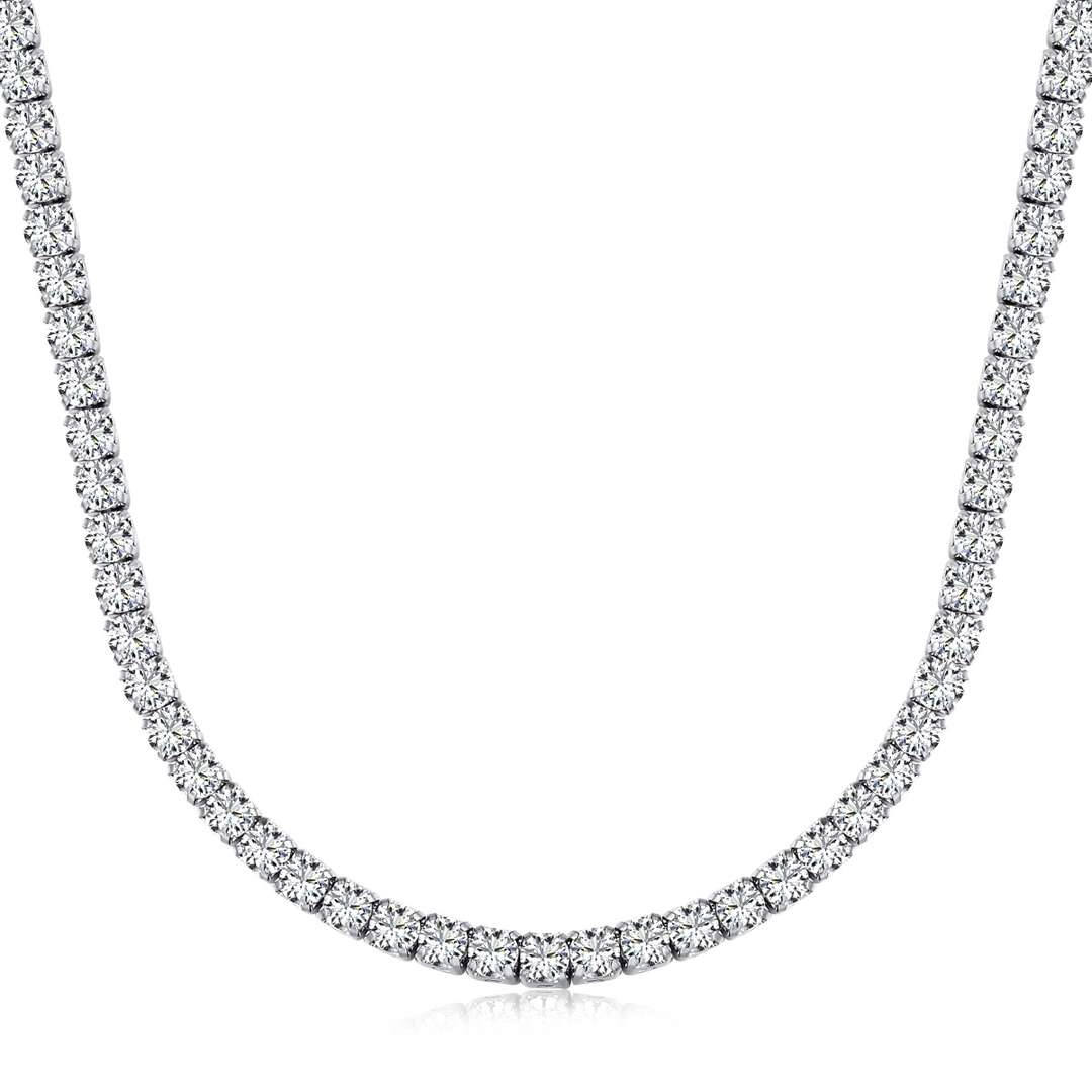 [Glimmer Jewelry]エレガントなテニスチェーンネックレス