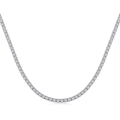 [Glimmer Jewelry]エレガントなテニスチェーンネックレス