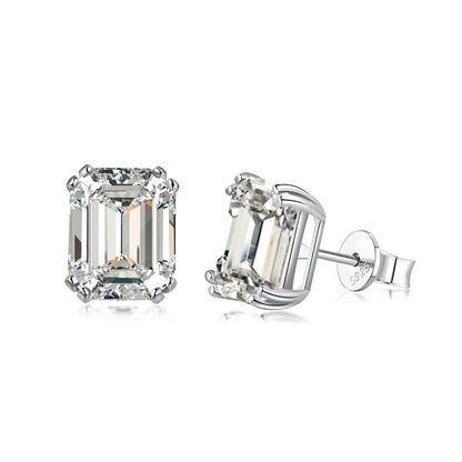 [Glimmer Jewelry]まばゆい輝きを放つスクエアピアス
