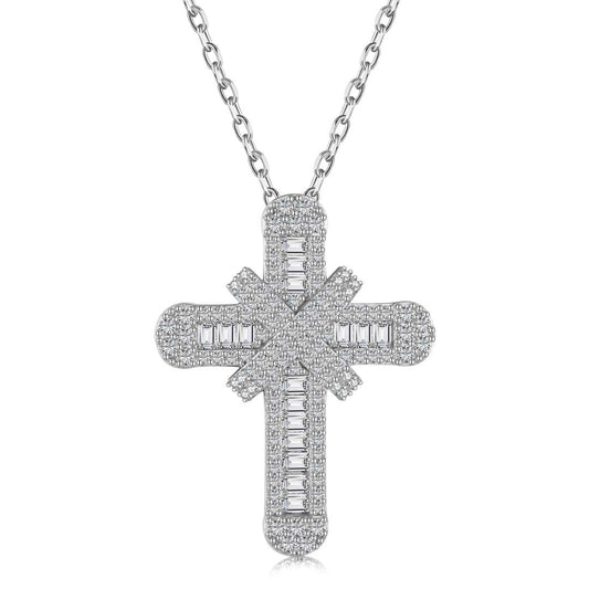 [Glimmer Jewelry]かすみ草とダイヤモンドのネックレス