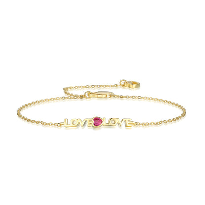 [Glimmer Jewelry]Romantic Heart Shape Lover Bracelet