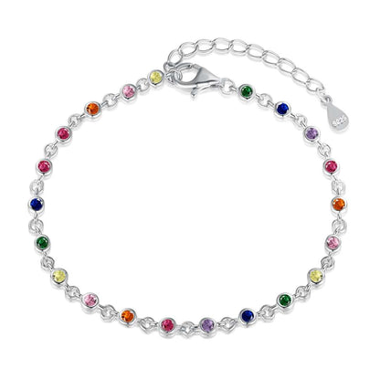 [Glimmer Jewelry]カラフルビーズ配列ブレスレット