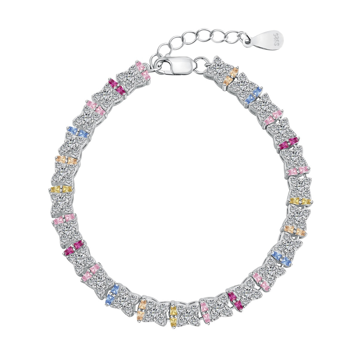 [Glimmer Jewelry]ユニークなカラフルフラワーシェイプデイリーブレスレット