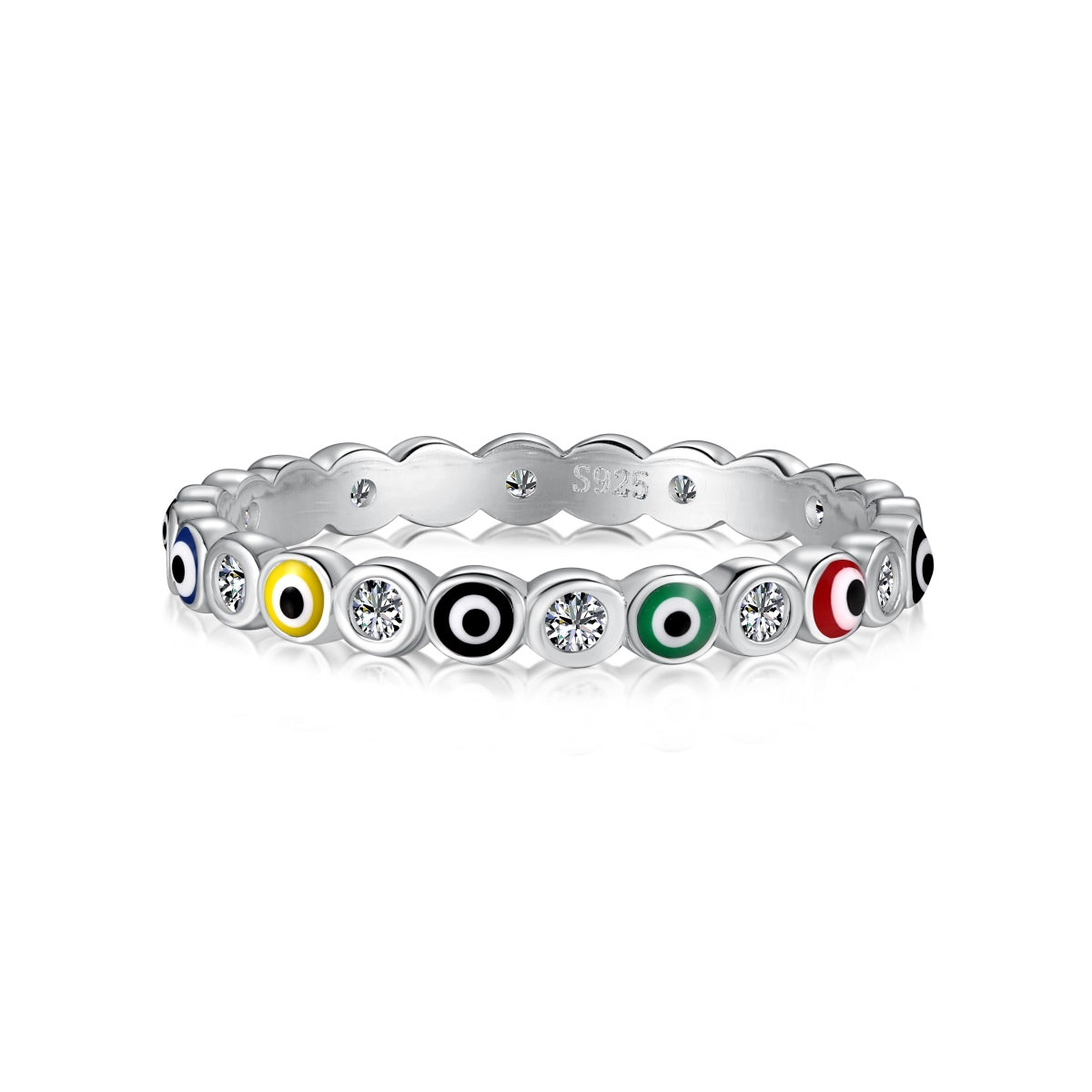 [Glimmer Jewelry]輝くような鮮やかなラウンドシェイプ デイリーリング