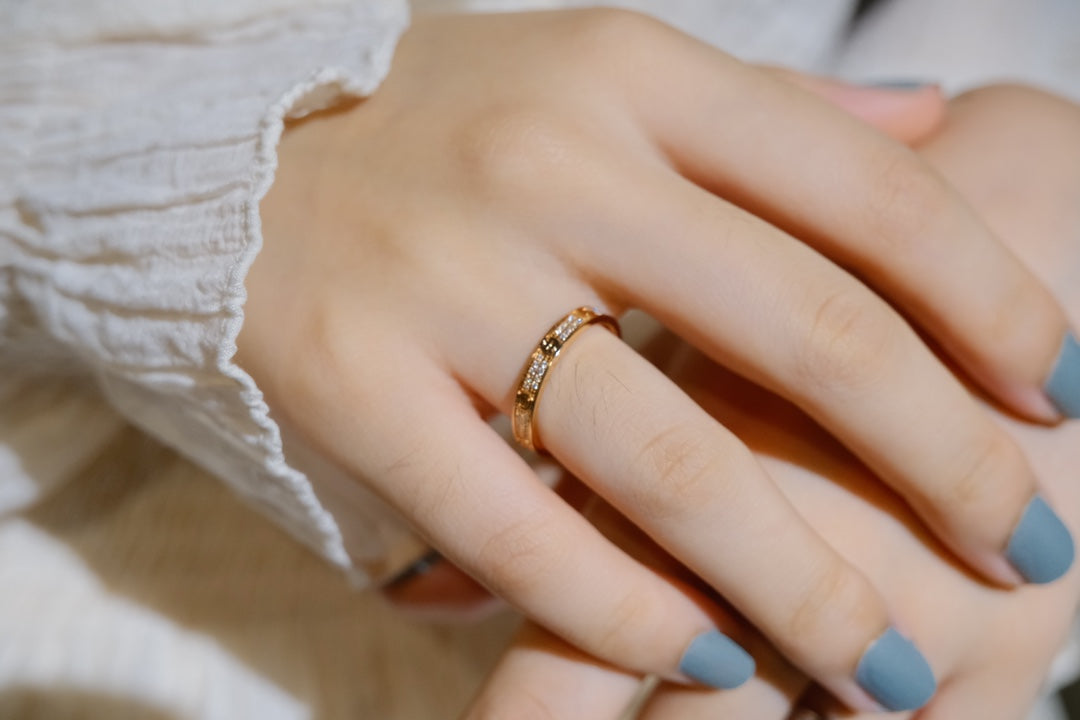 [Glimmer]LOVE RING 2.65MM ダイヤモンド