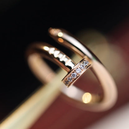 [グリマー]ジュストリング 2.65MM ピンクゴールドダイヤモンド