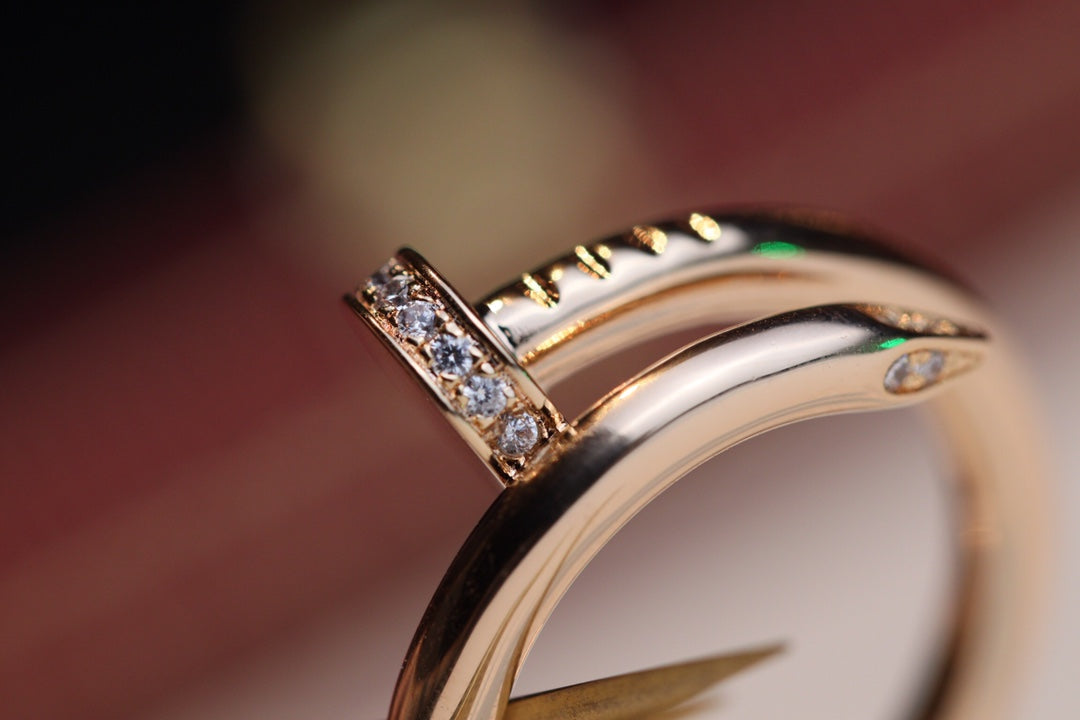 [グリマー]ジュストリング 2.65MM ピンクゴールドダイヤモンド