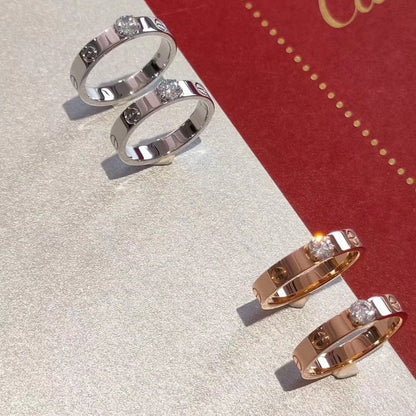 [グリマー]ラブリング 3.6mm 1ビッグダイヤモンド