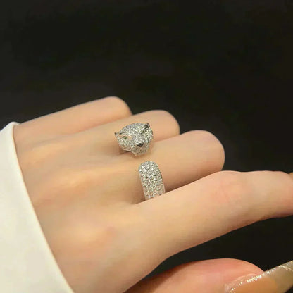 [Glimmer]パンテール 5.5MM フルダイヤモンド リング