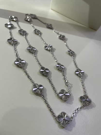[Glimmer]クローバー 20 モチーフ シルバーレーザー