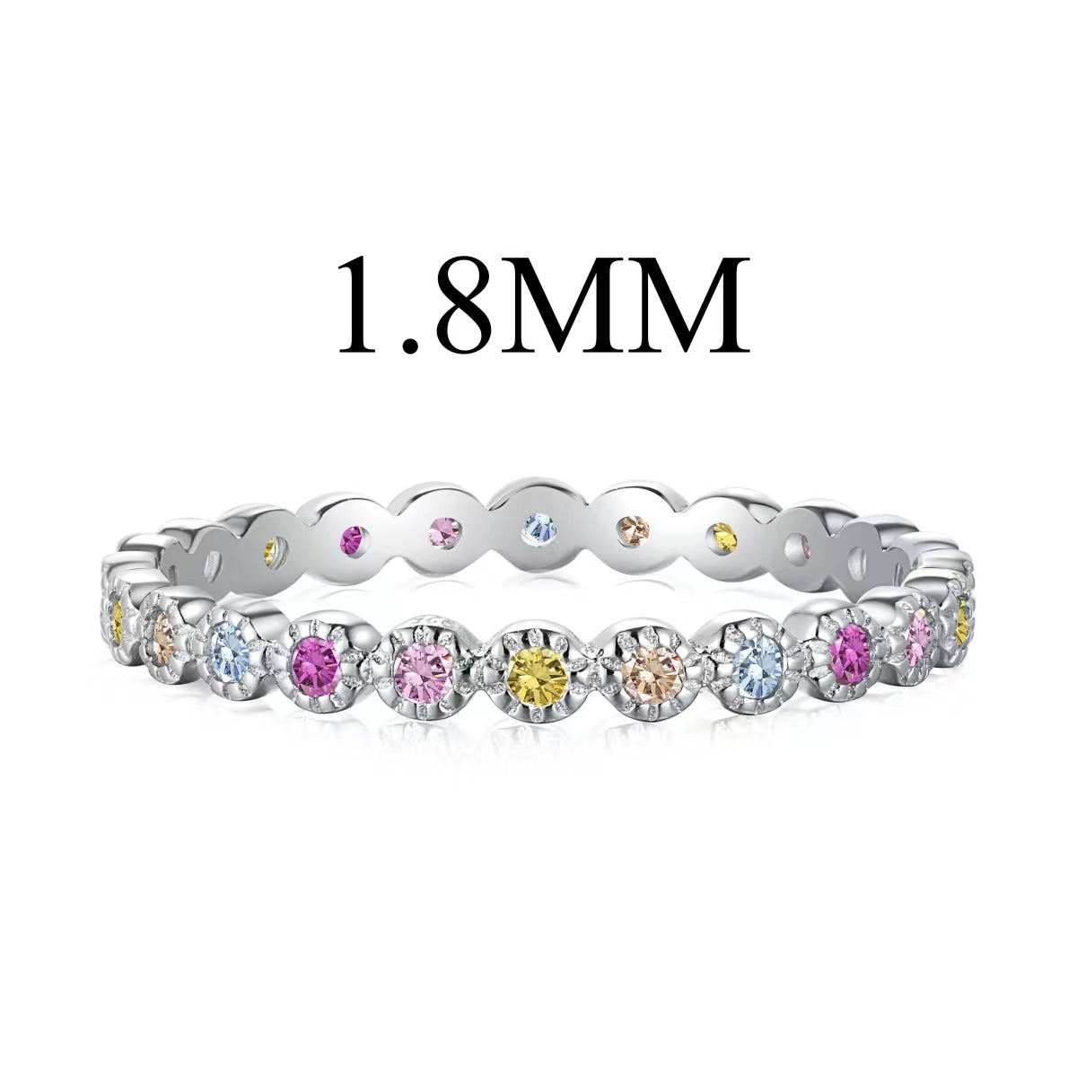 [Glimmer Jewelry]ユニークな輝きを放つラウンドカットのデイリーリング