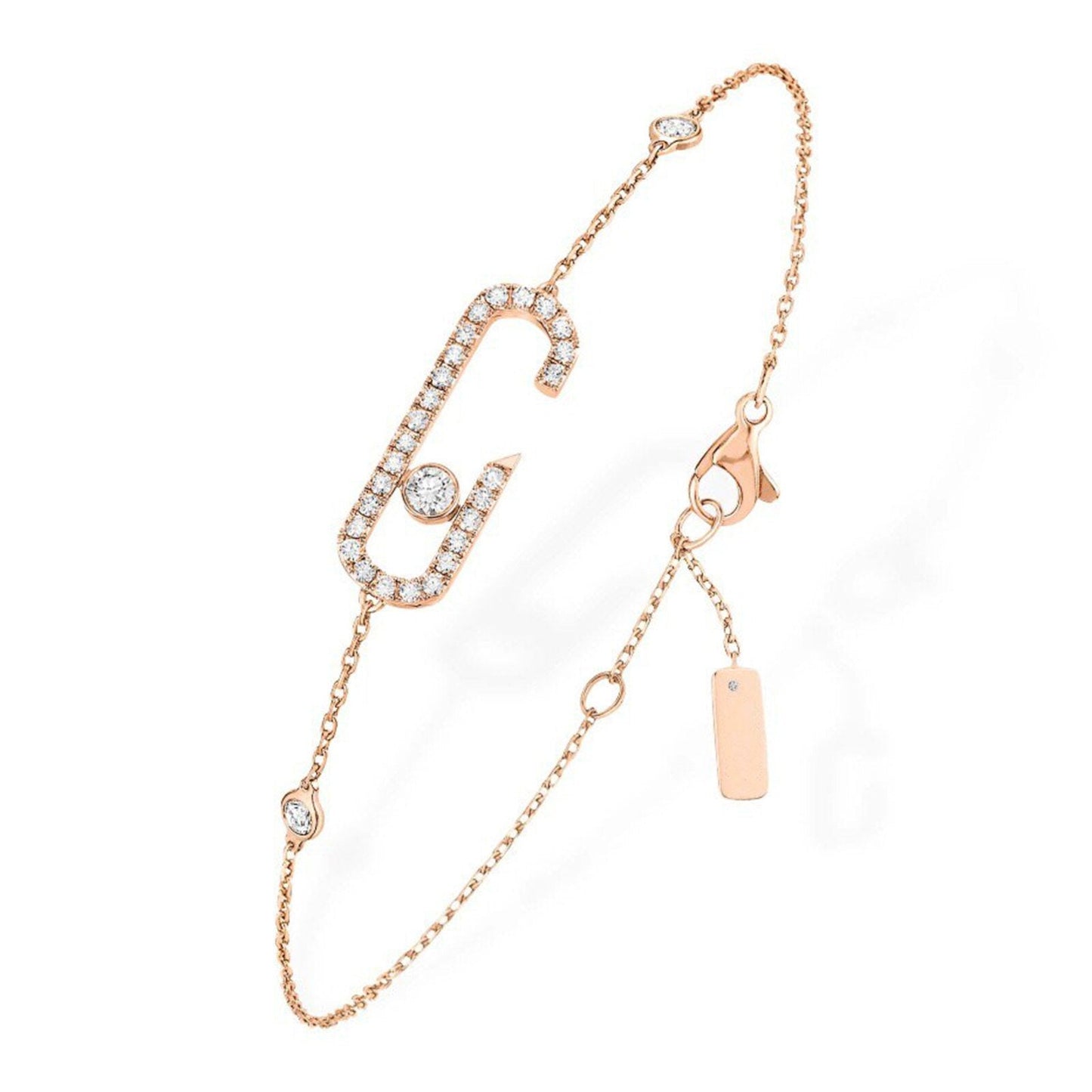 [グリマー]ベビー ムーブ ダイヤモンド ブレスレット