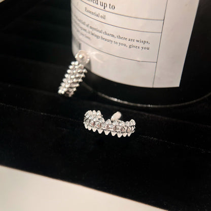 [Glimmer]CLASH SMALL HOOP EARRINGS