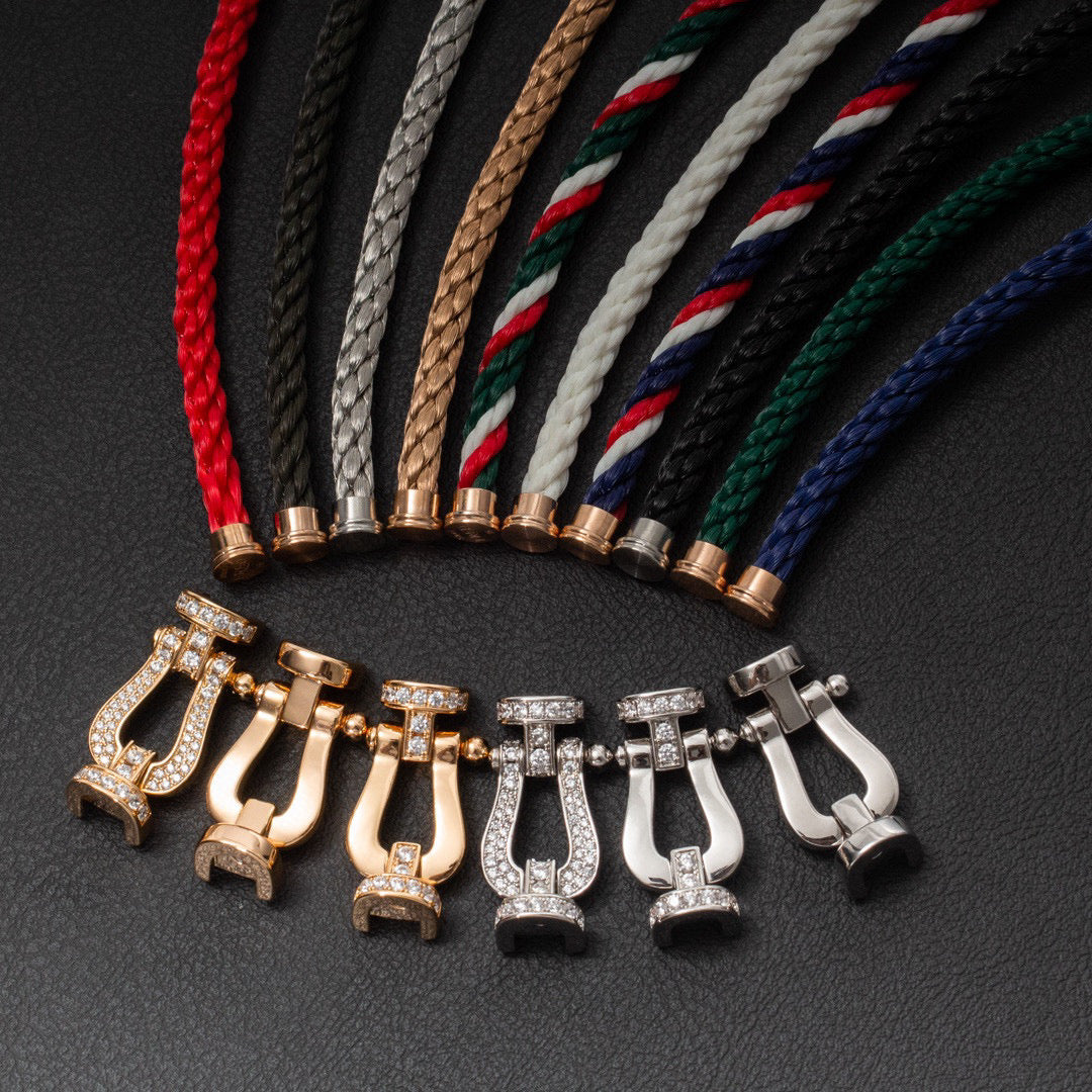 [Glimmer]FORCE LARGE HORSESHOE NO DIAMOND BRACELET Glimmer GOLD