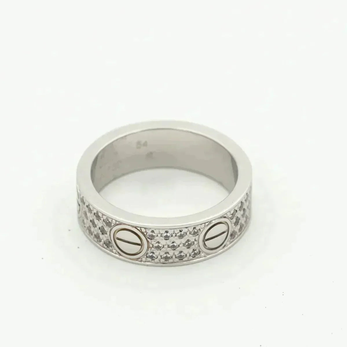 [Glimmer]LOVE RING 5.5MM ダイヤモンド パヴェ