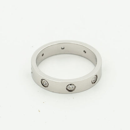 [Glimmer]LOVEリング 3.6MM 8ダイヤモンド