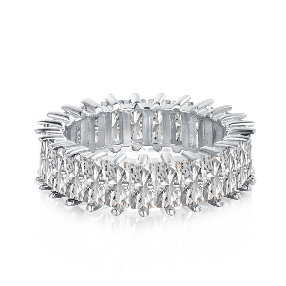 [Glimmer Jewelry]ユニークなカラフルラディアントカットリング