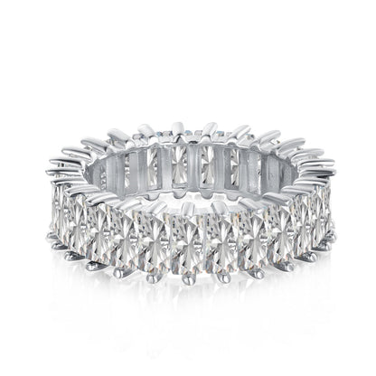 [Glimmer Jewelry]ユニークなカラフルラディアントカットリング