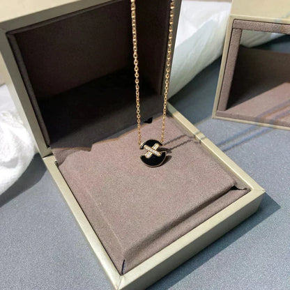 [Glimmer]JEUX DE Glimmer GOLD DIAMOND NECKLACE
