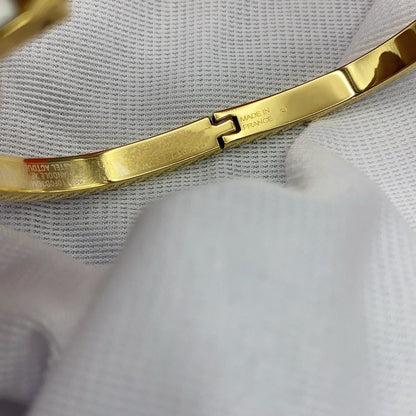 [Glimmer]CLASSIC HM CLIC WHITE 8MM エナメル ブレスレット