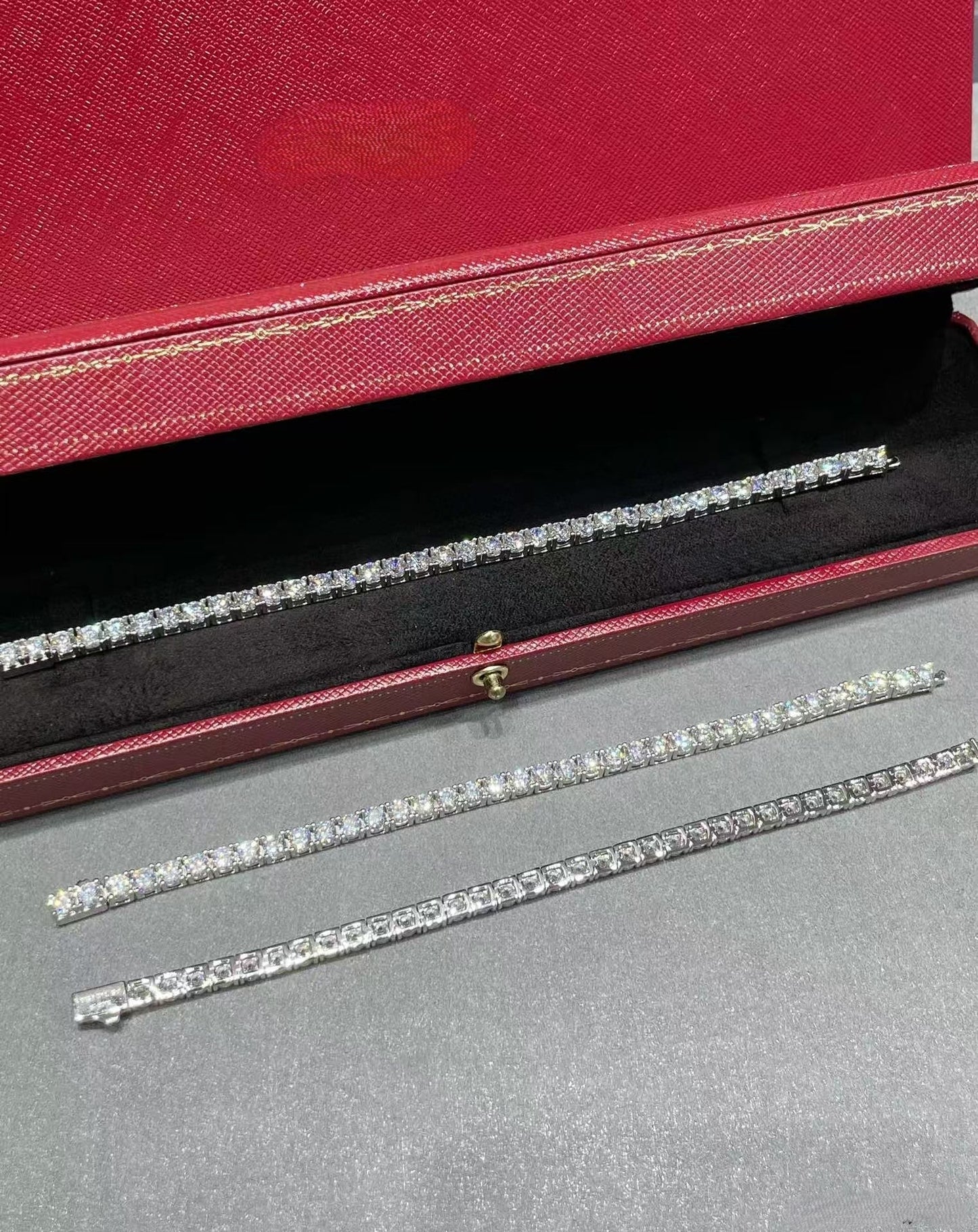 [Glimmer jewelrys]ダイヤモンド フルセット テニスブレスレット
