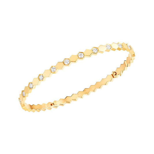 [Glimmer]BEE LOVE ゴールドダイヤモンドブレスレット