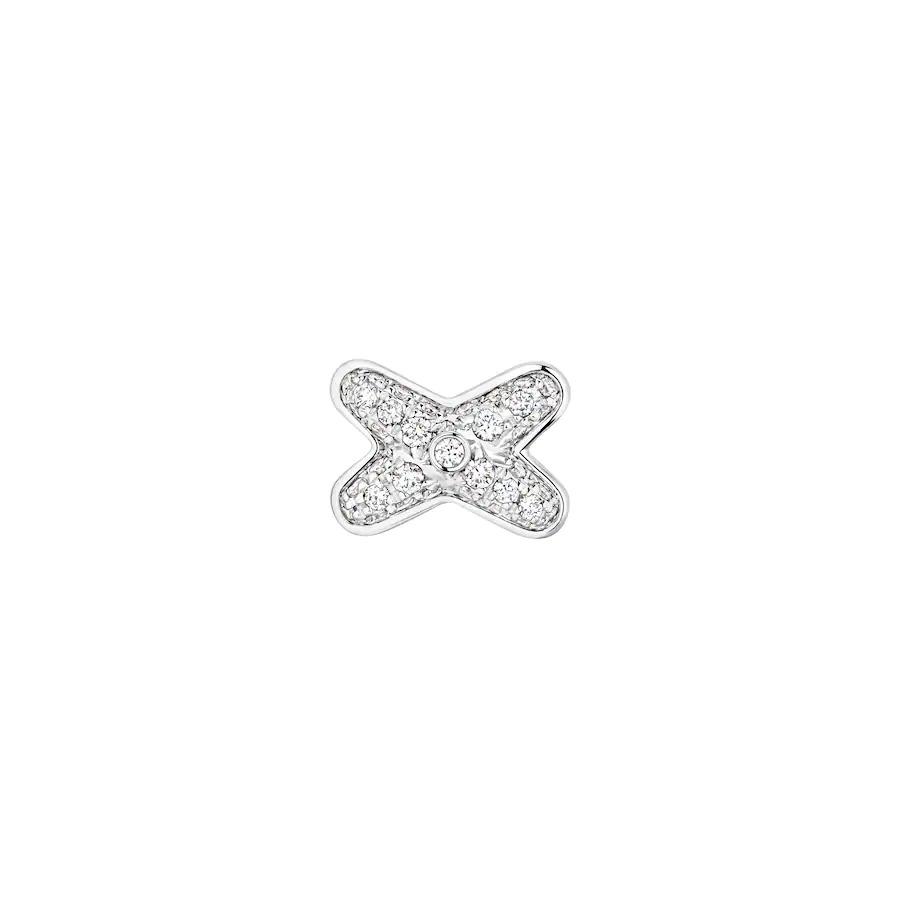 [Glimmer]JEWELRY SILVER DIAMOND EARRINGS