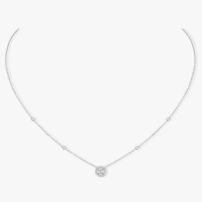 [Glimmer]Diamond Necklace 0,20ct Brilliant Shape Joy