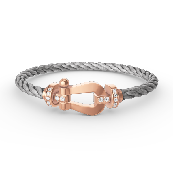 [Glimmer]FORCE LARGE HORSESHOE HALF DIAMOND BRACELET Glimmer GOLD
