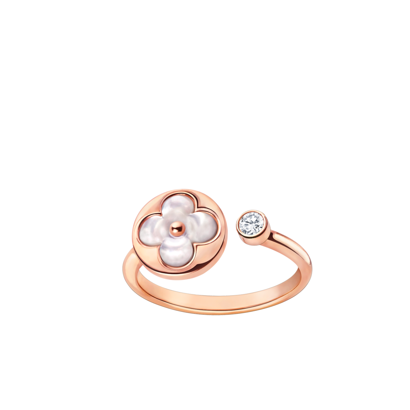 [グリマー]サン1 ダイヤモンドピンクMOPリング