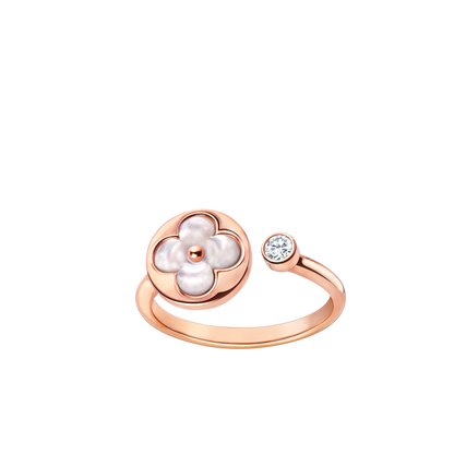 [グリマー]サン1 ダイヤモンドピンクMOPリング