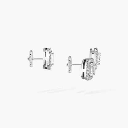 [Glimmer]ダイヤモンドピアス0.10ct マイツイン1+2