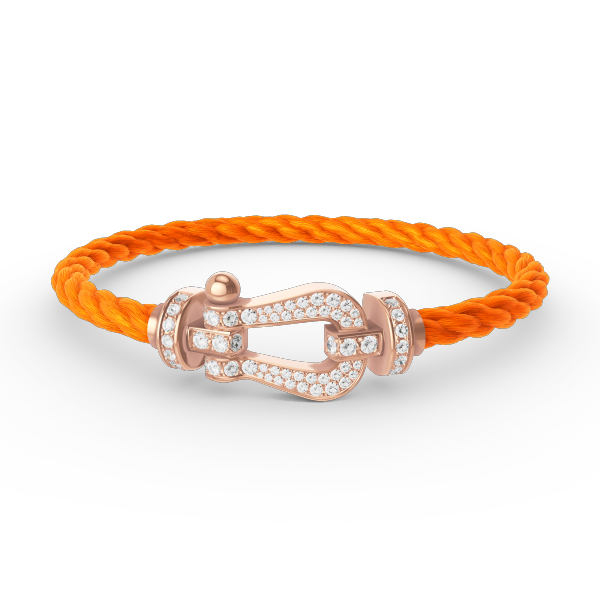 [Glimmer]FORCE LARGE HORSESHOE FULL DIAMOND BRACELET Glimmer GOLD
